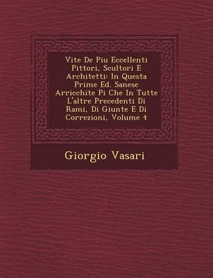 Book cover for Vite de Piu Eccellenti Pittori, Scultori E Architetti