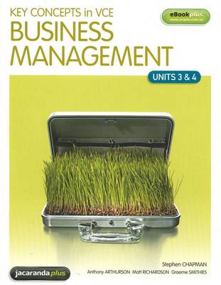 Book cover for Key Concepts in VCE Business Management - Units 3 and 4