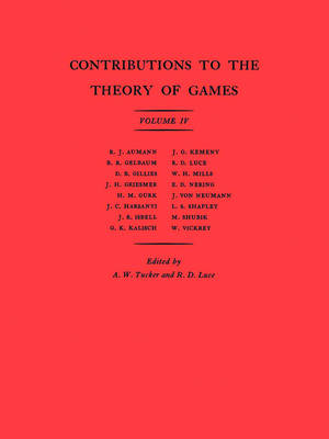 Cover of Contributions to the Theory of Games (AM-40), Volume IV