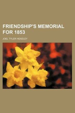 Cover of Friendship's Memorial for 1853