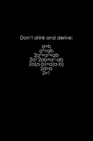 Cover of Don't drink and derive