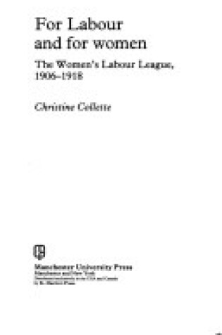 Cover of For Labour and for Women