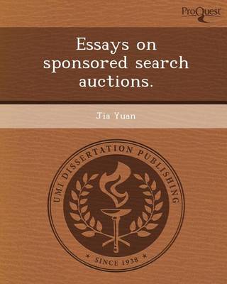 Book cover for Essays on Sponsored Search Auctions