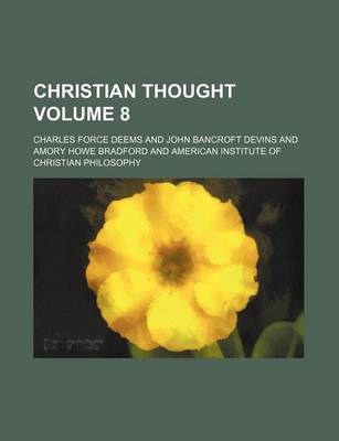 Book cover for Christian Thought Volume 8