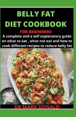 Book cover for The Belly Fat Diet Cookbook for Beginners