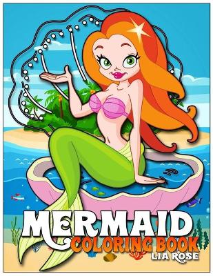 Book cover for Mermaid Coloring Book