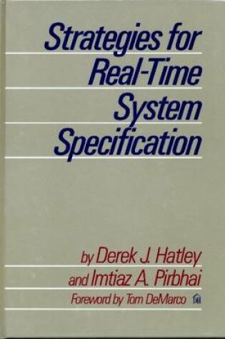 Cover of Strategies for Real Time System Specification