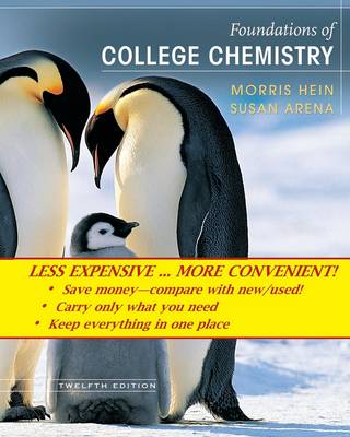 Book cover for Foundations of College Chemistry, Binder Ready Version