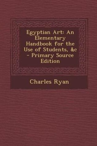 Cover of Egyptian Art