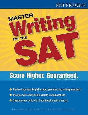 Book cover for Peterson S New Sat Writing Wor