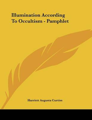 Book cover for Illumination According To Occultism - Pamphlet