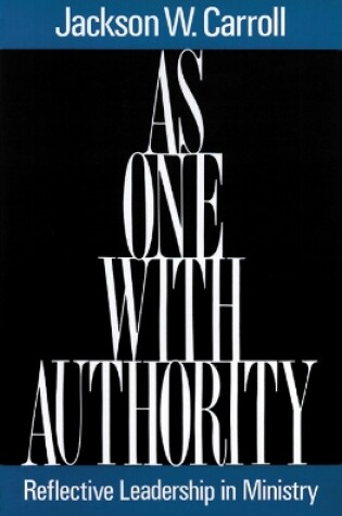 Cover of As One with Authority