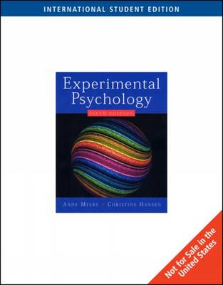 Book cover for Experimental Psychology