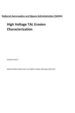 Cover of High Voltage Tal Erosion Characterization