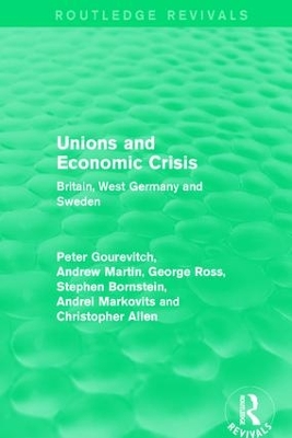 Book cover for Unions and Economic Crisis