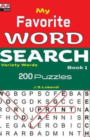 Cover of My Favorite WORD SEARCH Book 1