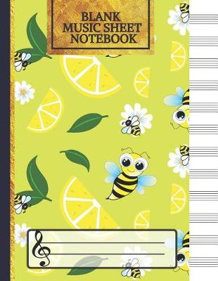 Cover of Blank Music Sheet Notebook