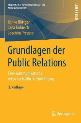 Cover of Grundlagen Der Public Relations