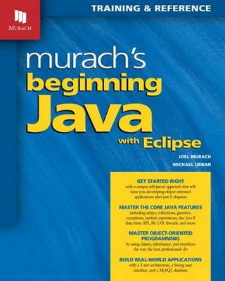 Book cover for Murach's Beginning Java with Eclipse