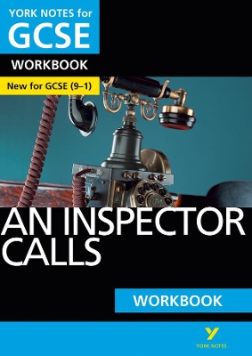 Book cover for An Inspector Calls: York Notes for GCSE Workbook the ideal way to catch up, test your knowledge and feel ready for and 2023 and 2024 exams and assessments
