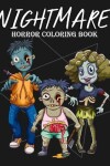 Book cover for Nightmare Horror Coloring Book