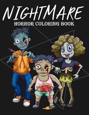 Cover of Nightmare Horror Coloring Book