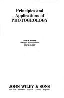 Book cover for Principles and Applications of Photogeology