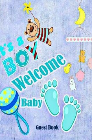 Cover of Welcome Baby Boy Guest Book