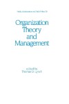 Book cover for Organization Theory and Management