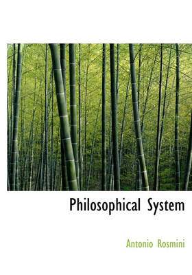 Book cover for Philosophical System