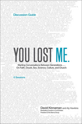 Book cover for You Lost Me Discussion Guide