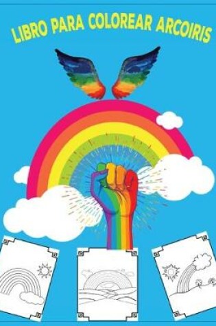 Cover of libro para colorear arcoiris