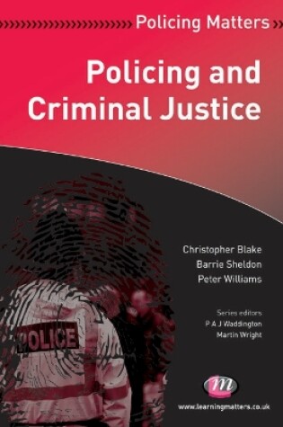 Cover of Policing and Criminal Justice