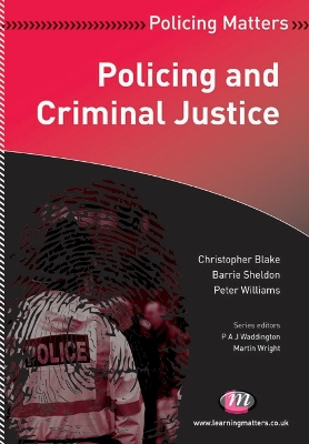 Book cover for Policing and Criminal Justice
