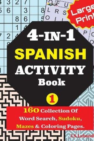 Cover of 4-IN-1 SPANISH ACTIVITY Book, 1