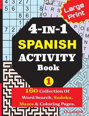 Cover of 4-IN-1 SPANISH ACTIVITY Book, 1