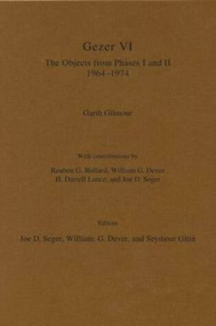 Cover of Gezer VI: The Objects