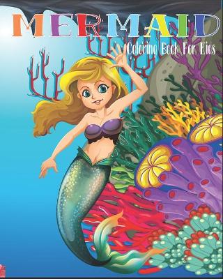 Book cover for Mermaid Coloring Book for Kids