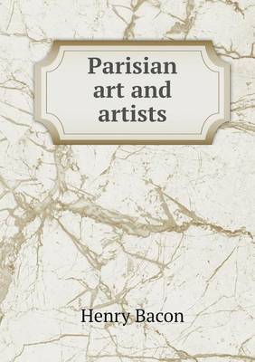 Book cover for Parisian art and artists