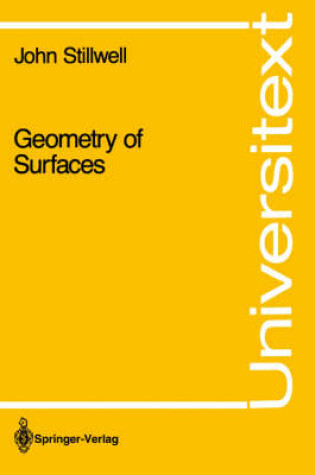 Cover of Geometry of Surfaces