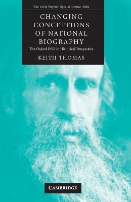 Book cover for Changing Conceptions of National Biography