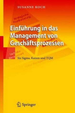 Cover of Einfuhrung In das Management Von Geschaftsprozessen