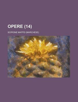 Book cover for Opere (14 )