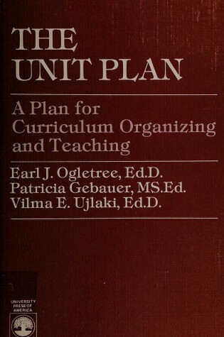 Cover of Unit Plan