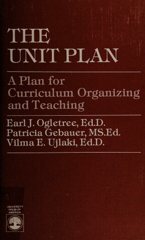 Book cover for Unit Plan