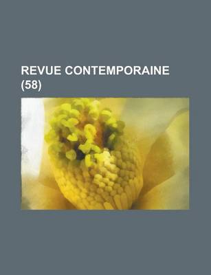 Book cover for Revue Contemporaine (58)