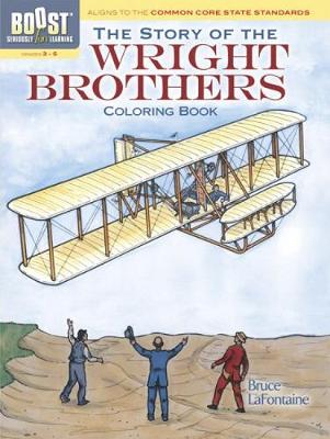 Book cover for BOOST The Story of the Wright Brothers Coloring Book