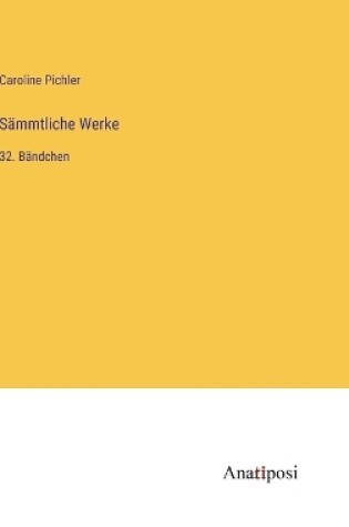 Cover of Sämmtliche Werke