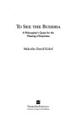 Cover of To See the Buddha