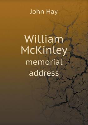 Book cover for William McKinley memorial address